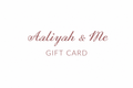 Aaliyah & Me Jewellery online gift card