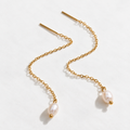 Pearl Thread Earrings