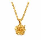 Hibiscus Pendant Necklace