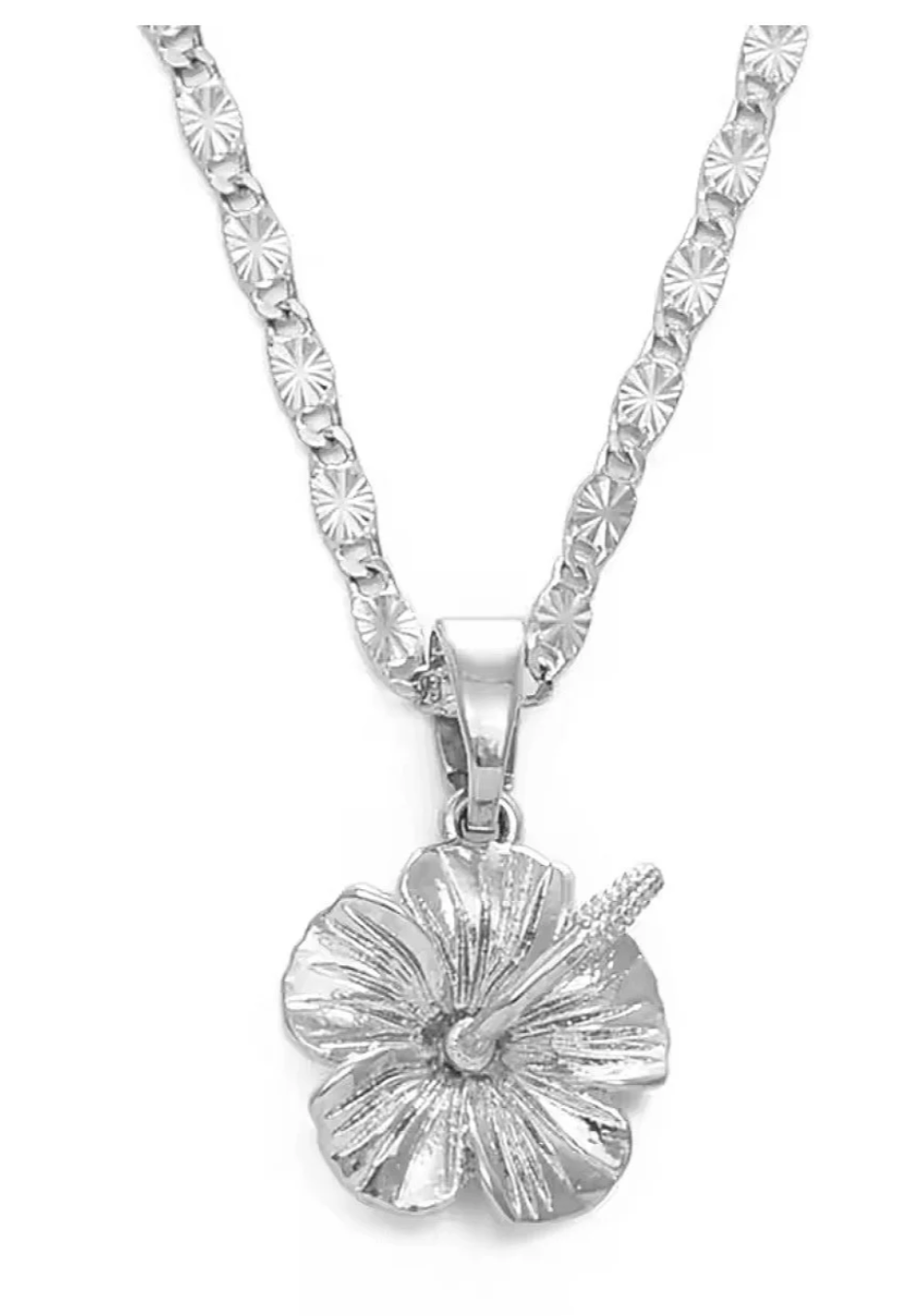 Hibiscus Pendant Necklace
